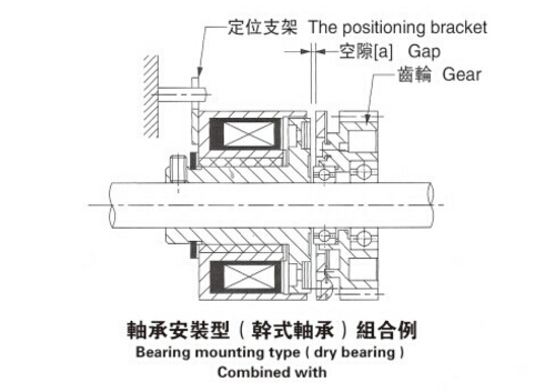 微型電磁制動器安裝圖